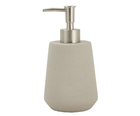 Porta-Sabonete Líquido em Cimento Long Cinza