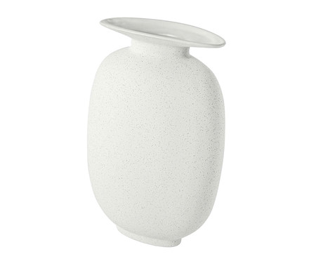 Vaso em Cerâmica Vortex Off White