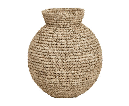 Vaso em Fibra Natural Soigné