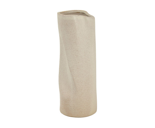 Vaso em Cerâmica Brusque I Bege, beige | WestwingNow