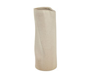 Vaso em Cerâmica Brusque Maior Bege | WestwingNow