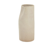 Vaso em Cerâmica Brusque Menor Bege | WestwingNow
