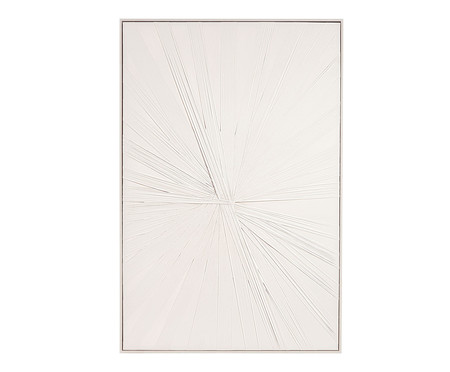 Quadro em Canvas e Tecido Basic Off White