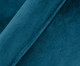 Poltrona Belle em Veludo - Azul Pavão e Natural, Azul ,Natural | WestwingNow