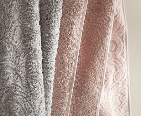 Jogo de Toalha de Banho Aragon Extra Soft Rosa | Westwing