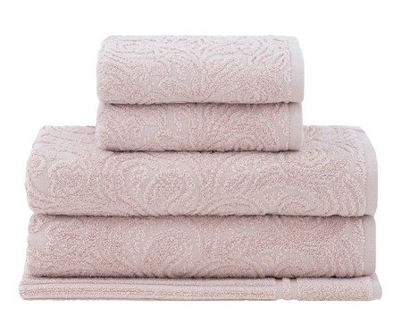 Jogo de Toalha de Banho Aragon Extra Soft Rosa | Westwing