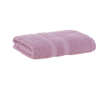 Jogo de Toalha de Banho Gigante Vanilla Extra Soft com Cinta Rosa | Westwing