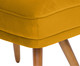 Puff Belle em Veludo - Açafrão e Natural, amarelo,Natural | WestwingNow