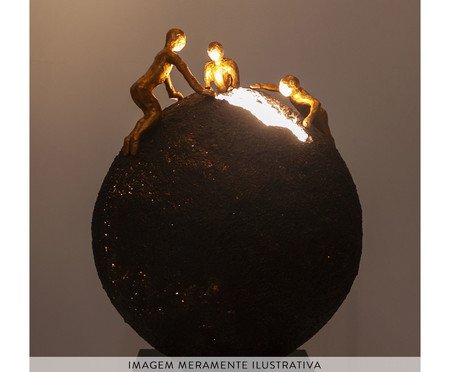 Luminária de Chão Exploração Preto - Bivolt | Westwing