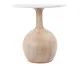 Mesa de Apoio em Resina Bojuda Alta, Natural | WestwingNow