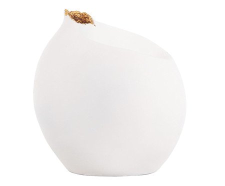 Vaso Pilatos Médio Branco | Westwing