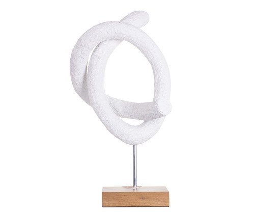 Adorno Nó com Base Areia, beige | WestwingNow