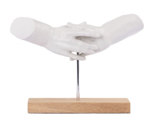 Adorno Decorativo Acordo Branco, white | WestwingNow