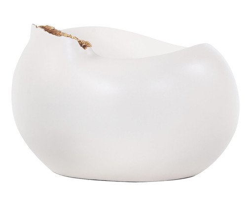 Vaso Pilatos XL Baixo Branco, white | WestwingNow