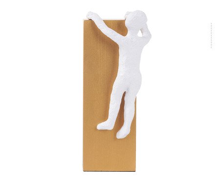 Adorno Pendurado Branco e Dourado | Westwing