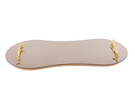 Bandeja Basic Espelhada Dourado | Westwing