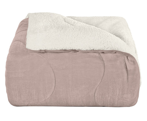 Edredom Plush Sherpa Liso Rosa Tule, multicolor | WestwingNow