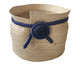 Cachepot Palha Natural Corda Azul, Natural | WestwingNow