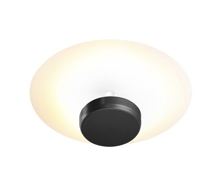Plafon de Sobrepor Slice Preto Bivolt - P | Westwing