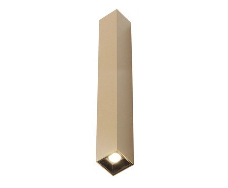 Plafon Led Box Dourado Ono | Westwing