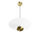 Pendente Led Slice Dourado Escovado Bivolt, gold | WestwingNow