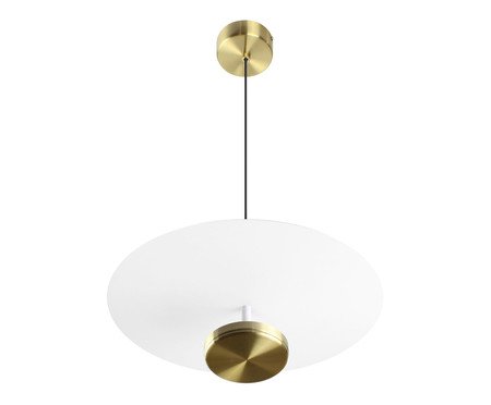 Pendente Led Slice Dourado Escovado Bivolt | Westwing