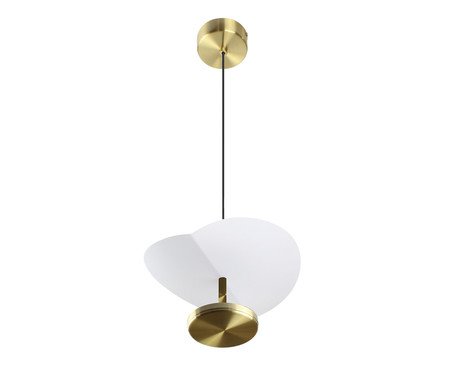 Pendente Led Up Dourado Escovado Bivolt | Westwing