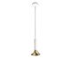 Pendente Led Zoom Branco e Dourado Escovado Bivolt, white | WestwingNow