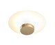 Plafon de Sobrepor Slice Dourado Ono Bivolt - M, gold | WestwingNow