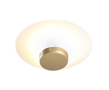 Plafon de Sobrepor Slice Dourado Ono Bivolt - P | Westwing