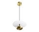 Pendente Led Slice Dourado Escovado, gold | WestwingNow