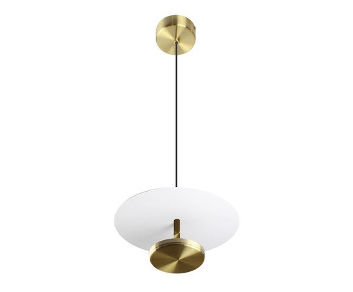 Pendente Led Slice Dourado Escovado, gold | WestwingNow