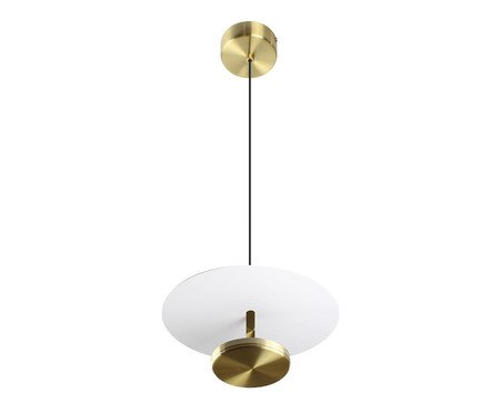 Pendente Led Slice Dourado Escovado | Westwing