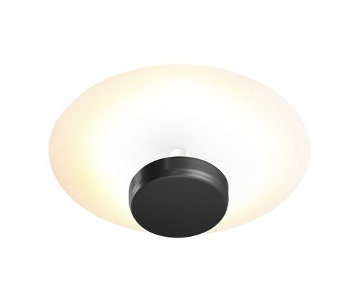 Plafon de Sobrepor Slice Preto Bivolt - G, black | WestwingNow
