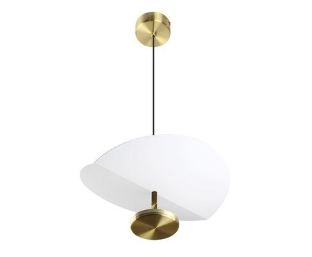 Pendente Led Up Dourado Escovado Bivolt | Westwing