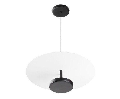Pendente Led Slice Preto Bivolt, black | WestwingNow