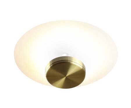 Plafon de Sobrepor Slice Dourado Escovado Bivolt - G | Westwing