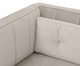 Sofá Day Bed Bergamo em Veludo - Cru, Bege | WestwingNow