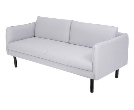 Sofá Leon em Sarja - Cinza | Westwing