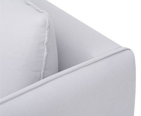 Sofá Leon em Sarja - Cinza | Westwing