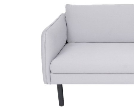 Sofá Leon em Sarja - Cinza | Westwing