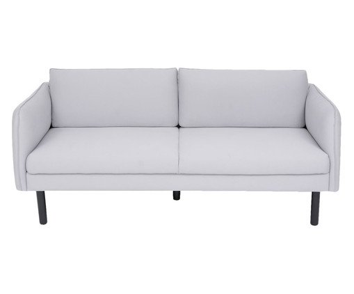 Sofá Leon em Sarja - Cinza, Cinza | WestwingNow