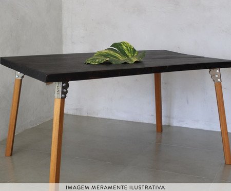 Mesa de Jantar Godzilla - Carbonizado | Westwing