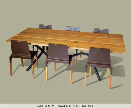 Mesa de Jantar Monterrey  - Preto | Westwing