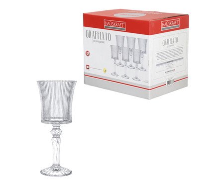 Jogo de Taças para Água Graffiato | Westwing