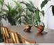 Escultura Saturno Maior Natural, wood pattern | WestwingNow