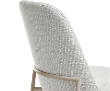 Conjunto de Cadeiras Lucille - Off-White e Champanhe | WestwingNow