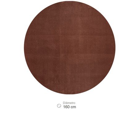 Tapete Carino Marrom Redondo | Westwing