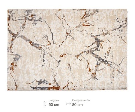 Tapete Tamisa Bege e Dourado | Westwing