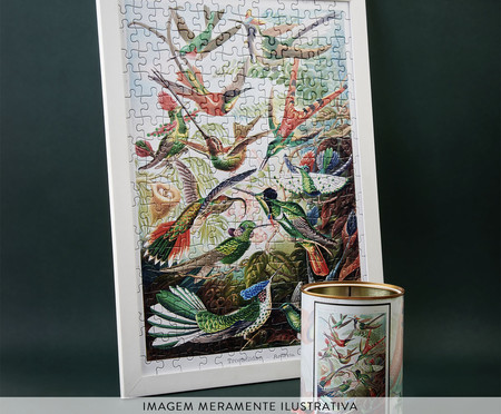 Quebra-Cabeça Museus 216 Peças - Beija-Flor Ernst Haeckel | WestwingNow